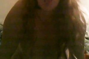 Just my perverted spouse who can't live without to fuck me in the face hole