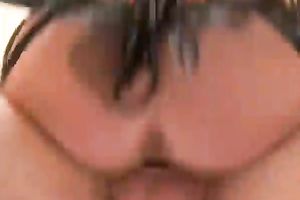 Chubby aged dominant-bitch rides a hard pecker on the stairs