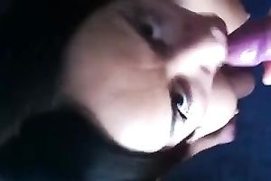 Oriental GF sucks my subrigid ramrod with excitement keeping constant eye contact