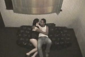 Hot hidden web camera scene with me licking my lover's cookie