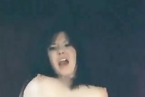 My gorgeous dark brown GF sucks my weenie and takes a ride on it