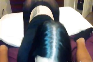 Nasty dark brown with a high sex drive craves my lengthy dark shlong badly