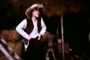 Tasty looking raven head dirt receives screwed on haymow