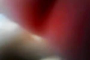 Pounding my darling fattie's bald muff with a diminutive sex toy