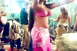 Sensual belly-dancers get caught on my hidden webcam at a party