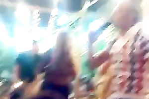 Sensual belly-dancers get caught on my hidden webcam at a party