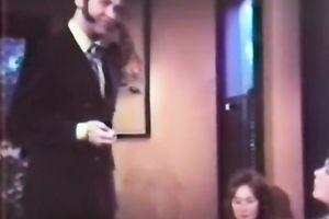 Bunch of sexually excited honeys have a fun pleasing fuckfest loping with one freaky dawg