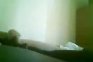 Nasty and corpulent milf playing with my rod on hidden cam