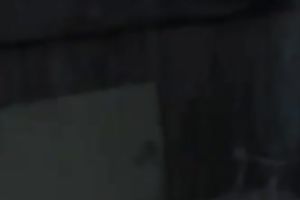 Dissolute beauty wearing mask on her head is punished by her slaver