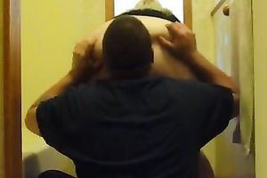 I ask my submissive spouse to take up with the tongue my constricted anus