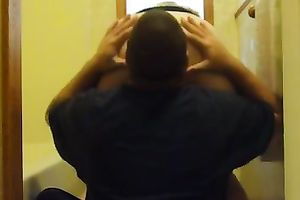 I ask my submissive spouse to take up with the tongue my constricted anus