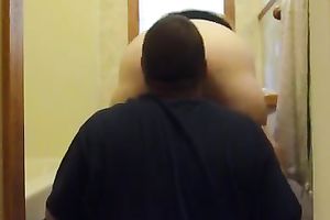 I ask my submissive spouse to take up with the tongue my constricted anus