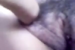 Indonesian whore acquires team-fucked hard in her muff and gets cum discharged on her stomach