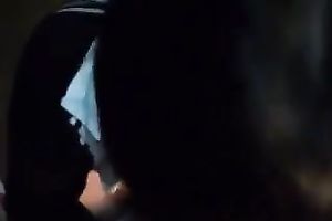 Cute hawt brunette hair Italian BBC slut licks the tip of my white large penis