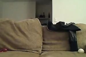 Tattooed web camera doxy copulates her chocolate hole with her sex toy