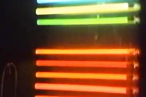 Lusty black cock slut blows hard rod after sextoy on the stage