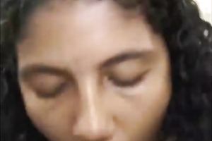 Two lustful dark babes participate in a 3some