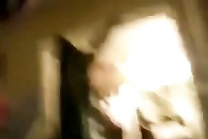 Curvy and hot sweetheart in her pink short takes big wang in her throat