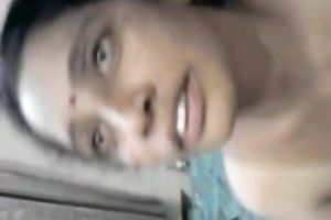 Trashy Indian slut plays with her muff previous to giving deepthroat oral pleasure