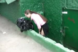 She was in public and wanted to make water in her panties so bad