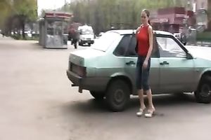 She was in public and wanted to make water in her panties so bad