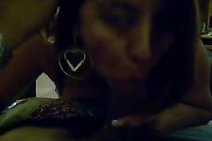 Experienced harlot works on my shlong in POV sex tape