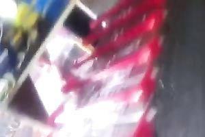 This hot dark woman is packing some serious junk in the trunk