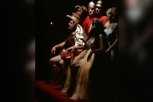 Sexy Egyptian queen worships each inch of her man's body