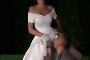 Blonde bride first interracial gangbang – porn video