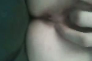 Masturbating Blonde Stretched Wide By Hung Black Stud's Meaty Thrusts