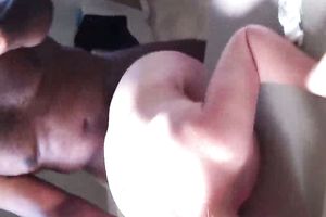 This Horny Blonde Hottie Moan And Cum Hard On A Big Black Cock