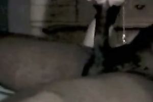 Mature Brunette Deepthroat A Massive Black Cock With Intense Gagging