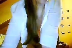 My dark brown GF fingers her cunt in front of a camera