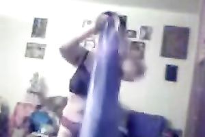 Private wobblers demonstrating show from a Russian milf