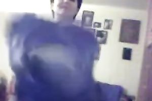 Private wobblers demonstrating show from a Russian milf