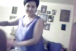 Private wobblers demonstrating show from a Russian milf