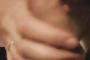 Brown-haired neighbor admires me with her oral-service skills