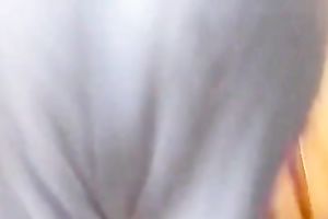 Sexy sweetheart inadvertently flashed her underclothing in taut panties