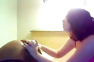 Private cam show with a hawt interracial lesbo pair