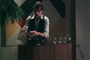 Dude tries to tempt that brunette hair and succeeds at last