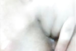 Redhead ex GF shows her bawdy cleft close up for the webcam and masturbates