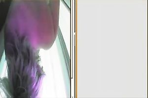 Sexy college horny white wife caught on hidden webcam in solarium