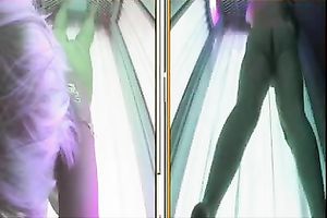 Sexy college horny white wife caught on hidden webcam in solarium