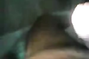 Homemade clip with me fucking my dark wife's hairy twat