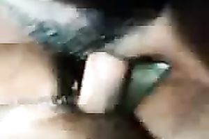 Homemade clip with me fucking my dark wife's hairy twat