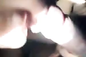 Homemade clip with me fucking my dark wife's hairy twat