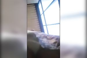 Pussy of chick receives stripped on shoe camera in an elevator