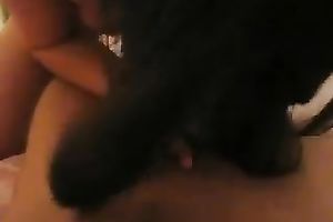 Petite dark brown girlfriend made me so pleased and orgasmic