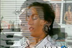 Nasty blonde women from the office engulf hard dongs and receive fucked