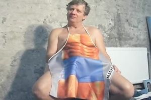 Anna demonstrates her ball-licking skills to a sexually excited chap